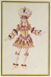 Costume pour danseur masculin, vers 1660